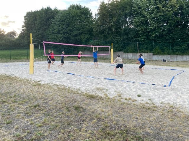 Volleyball auf ein nues 